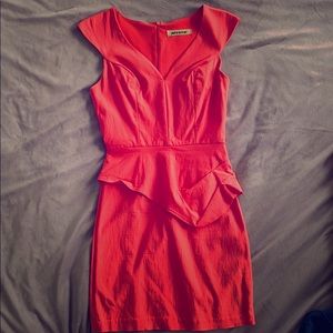 Coral Mini Dress